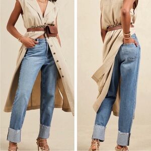 Parisian Light Blue Straight Leg Jeans